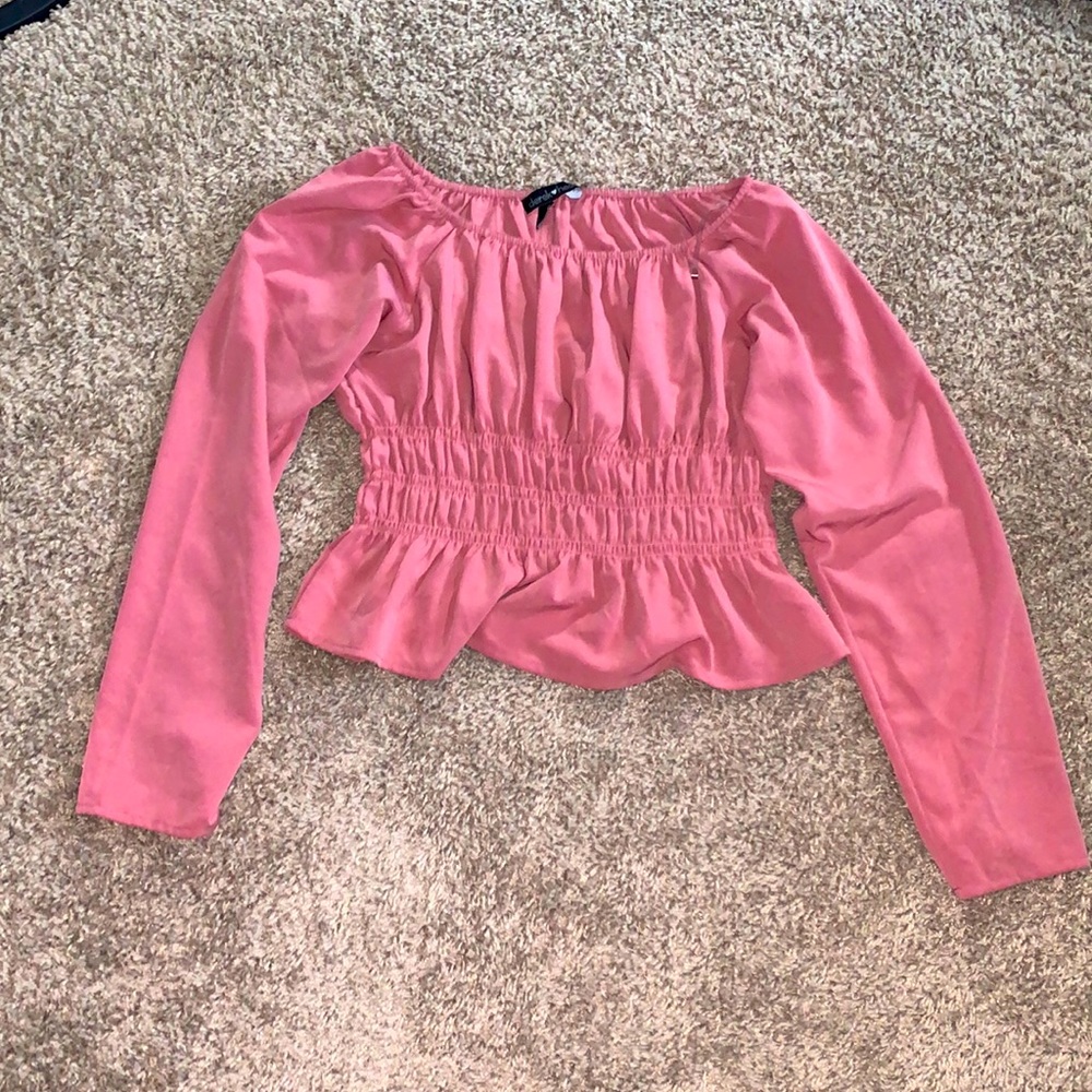 Pink long sleeve shirt from Derek Heart